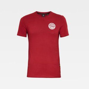 DRY RED ORIGINALS LOGO SLIM T-SHIRT